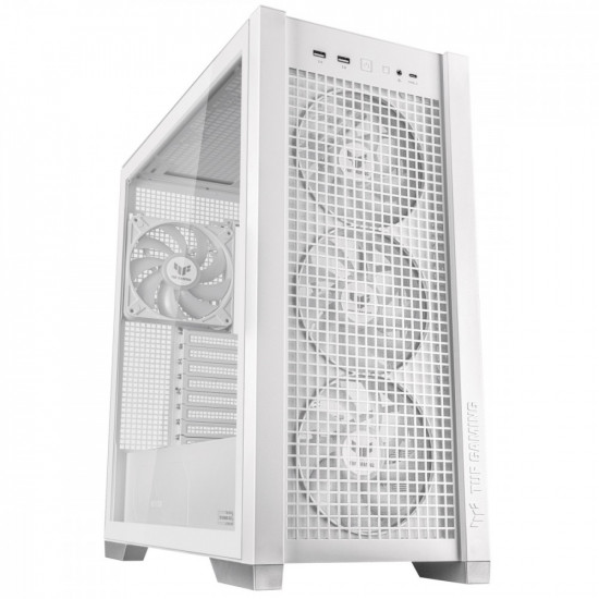 PC case TUF Gaming GT302 Tempered Glass ARGB EATX white