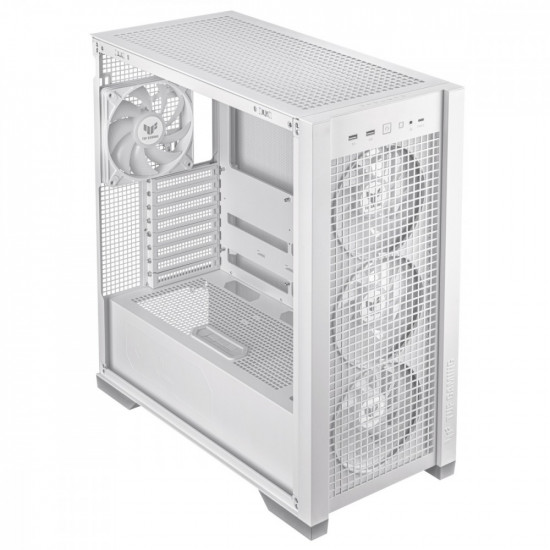 PC case TUF Gaming GT302 Tempered Glass ARGB EATX white