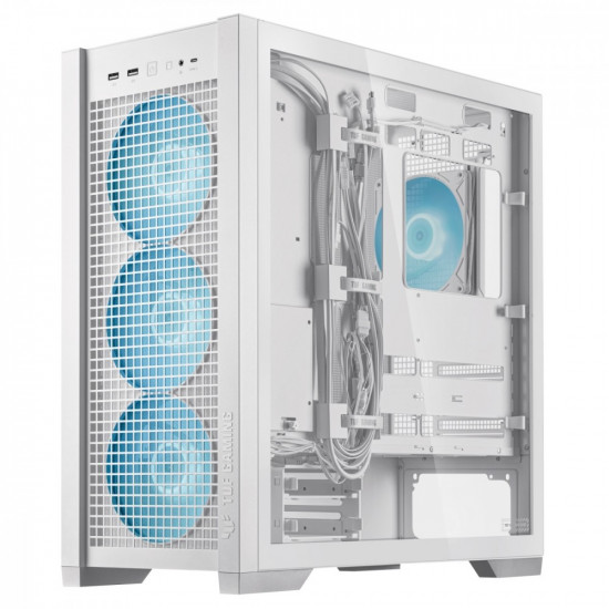 PC case TUF Gaming GT302 Tempered Glass ARGB EATX white