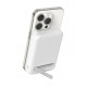 Powerbank with stand 8000mAh Qi2 MagSafe white