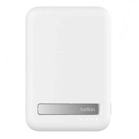 Powerbank with stand 8000mAh Qi2 MagSafe white