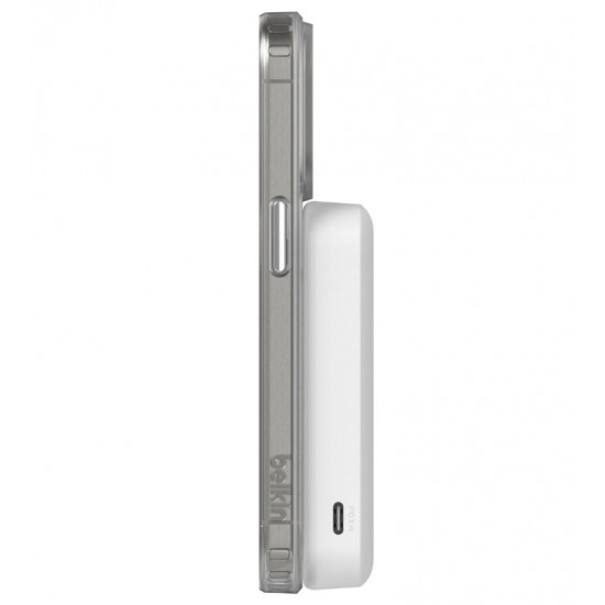 Powerbank with stand 8000mAh Qi2 MagSafe white