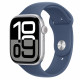 Watch Series 10 GPS + Cellular 46 mm Silver Aluminium Case with Denim Sport Band - S/M