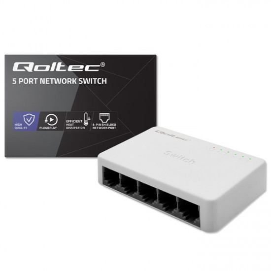 Network SWITCH 5xRJ45 port 100Mbps LAN