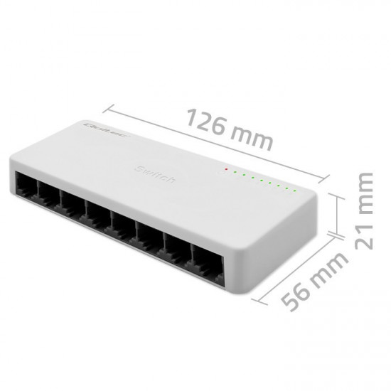 Nrtwork SWITCH 8xRJ45 port 100Mbps LAN