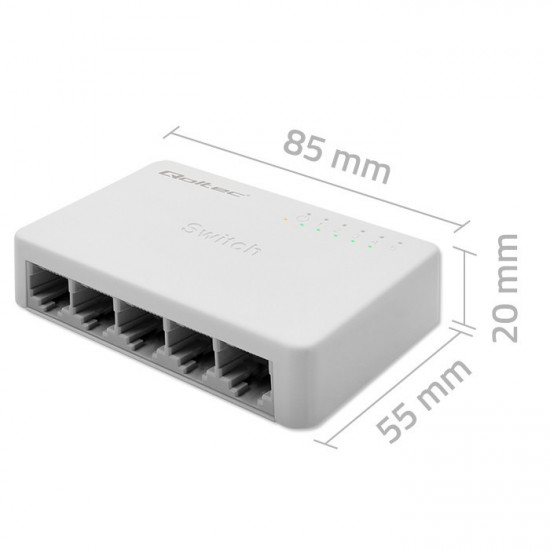 Network SWITCH 5xRJ45 port 1000Mbps LAN