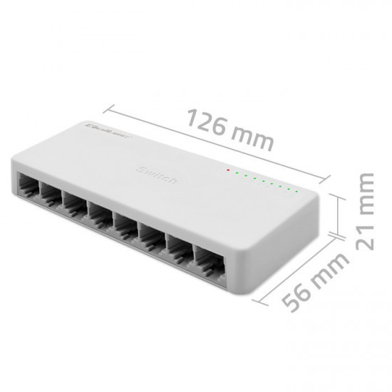 Network SWITCH 8xRJ45 port 1000Mbps LAN