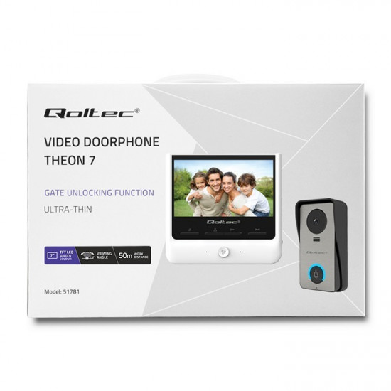 Video doorphone Theon 7 TFT LCD 7 inch white