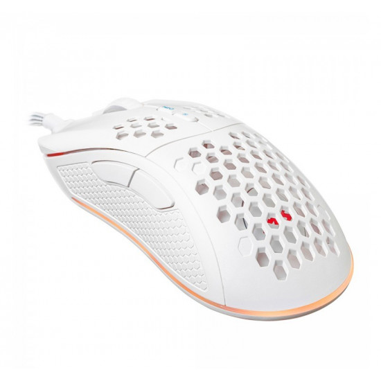 Wireless gaming mouse Nemesis M700 battery 8000 DPI 7P RGB LED programmable buttons white