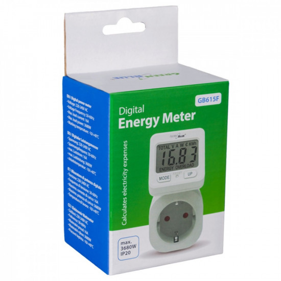 Wattmeter energymeter GB615E GreenBlue