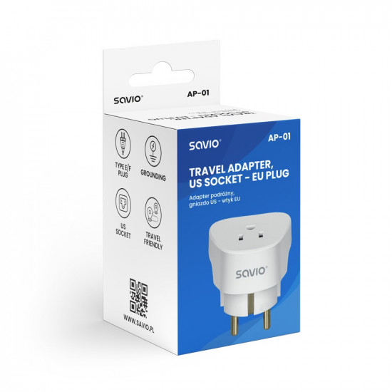 Travel adapter AP-01 SAVIO