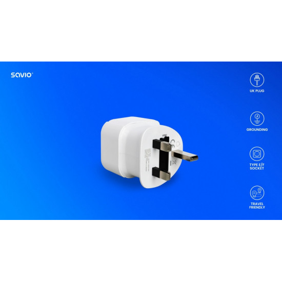 Travel adapter AP-04 SAVIO