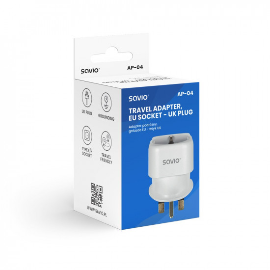 Travel adapter AP-04 SAVIO