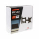 TV/Monitor wall mount 13-32'' 30kg MC-417