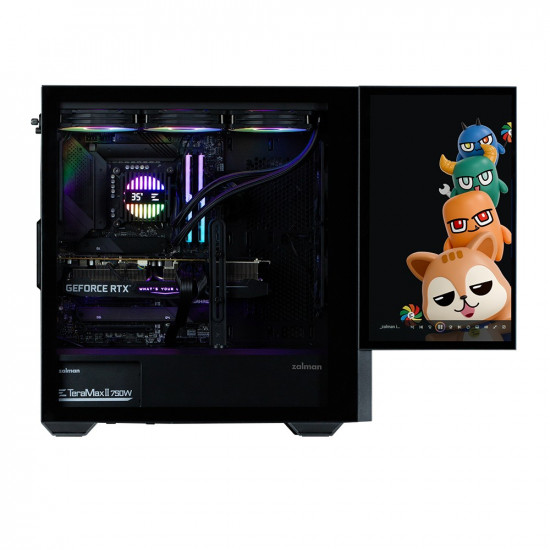 Case Z10DS Black ATX Mid Tower ARGB Fan 