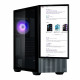 Case Z10DS Black ATX Mid Tower ARGB Fan 