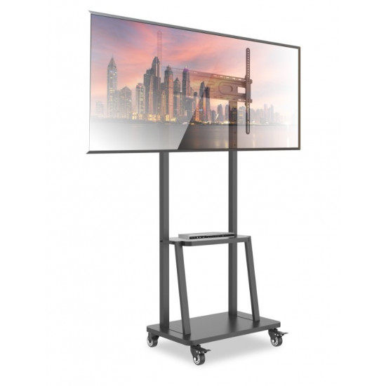  Mobile stand 32-70 inch 70kg with AV Pivot shelf