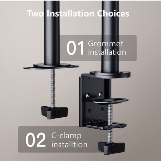 Desk monitor mount 13-32 inch 8kg