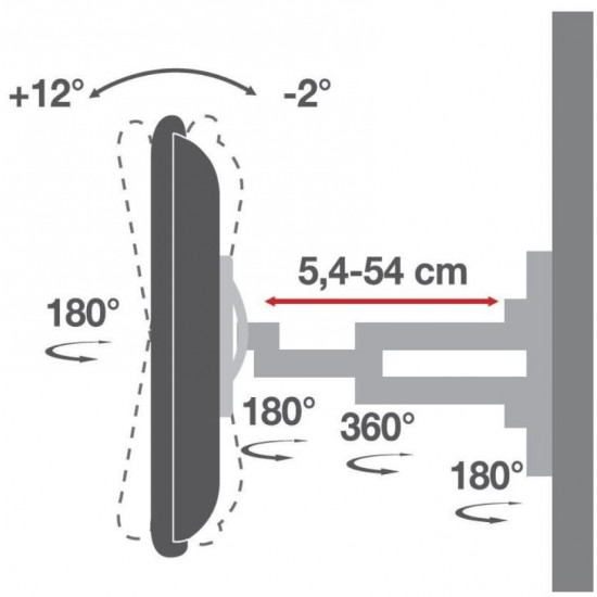 TV wall mount 40-65-inch 35kg