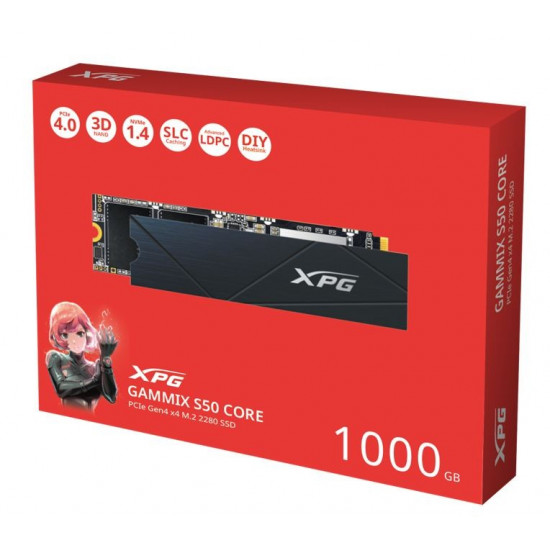 SSD Disk XPG GAMMIX S50 CORE 1TB PCIe 4x4 3.5/2.2 M2