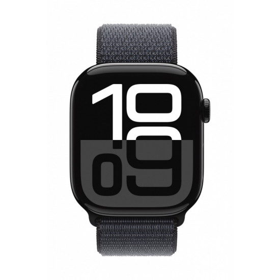 Watch Series 10 GPS + Cellular 46 mm Jet Black Aluminium Case with Ink Sport Loop