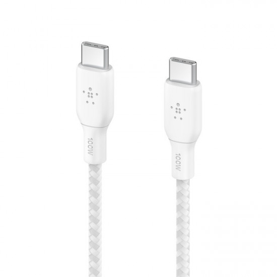 Cable USB-C to USB-C 100W 2m white