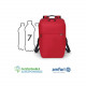 Backpack COMMUTER 13-16 inches red