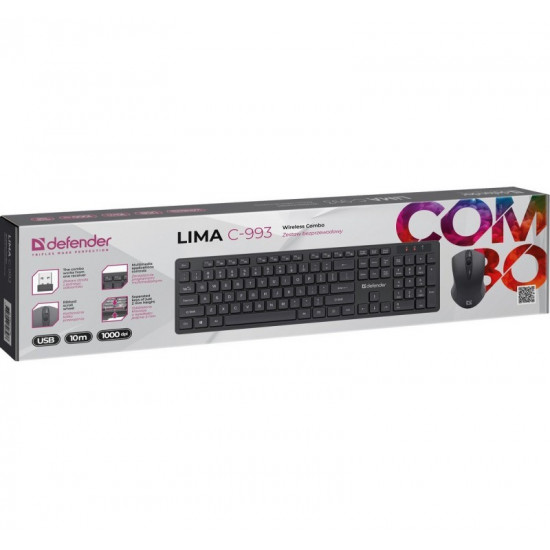 SET KEYBOARD AND MOUSE LIMA C-993 RF