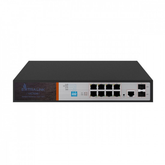 Managed switch Victor Victor EX-2500G-10MPS 8X 10/100/1000M TX Z POE AT/AF