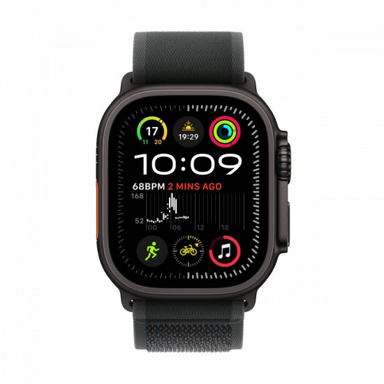 Watch Ultra 2 GPS + Cellular 49 mm Black Titanium Case with Black Trail Loop - M/L