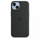 Silicone case with MagSafe for iPhone 14 - midnight