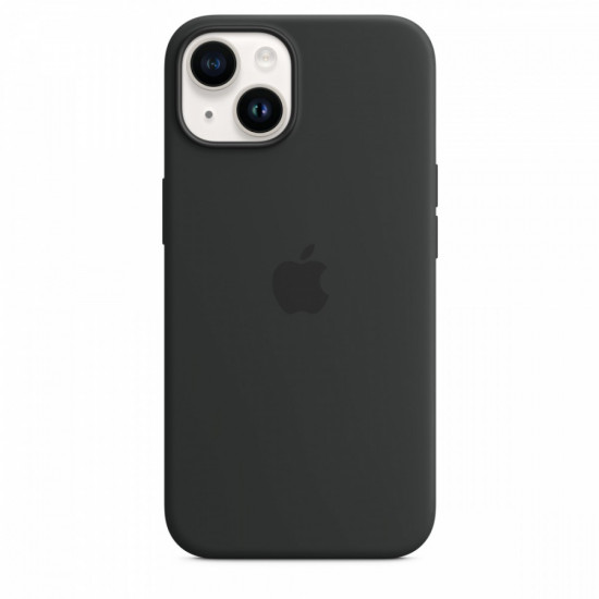 Silicone case with MagSafe for iPhone 14 - midnight