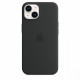 Silicone case with MagSafe for iPhone 14 - midnight