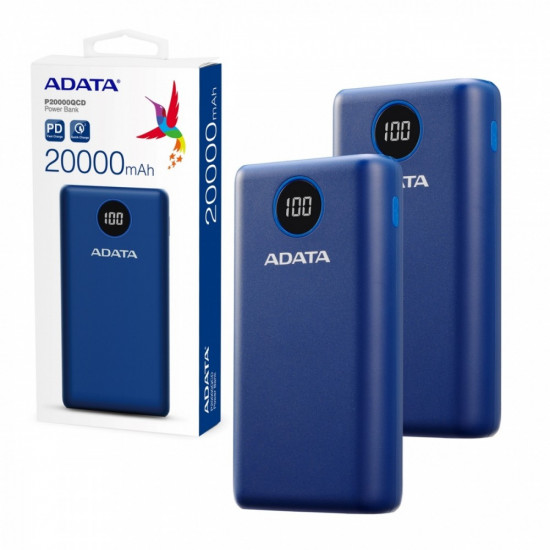 Powerbank P20000QCD 20000mAh Blue QC/PD