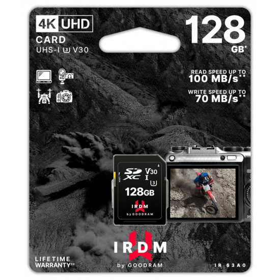 Memory card SD IRDM 128GB UHS-I U3