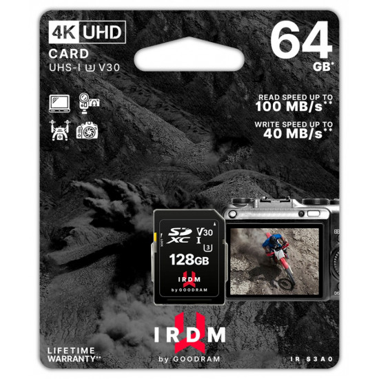 Memory card SD IRDM 64GB UHS-I U3