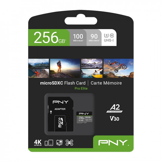 MicroSDXC 256GB P-SDU256V32100PRO-GE