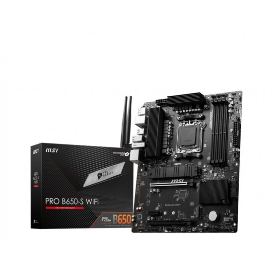 Motherboard PRO B650-S WIFI AM5 4DDR5 HDMI/DP ATX