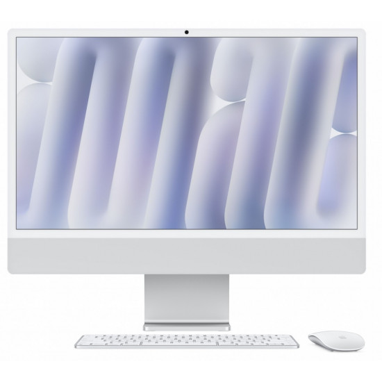 iMac 24 inch: M4 10/10, 16GB, 256GB SSD - Silver Nano