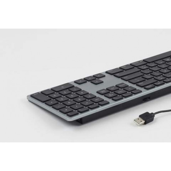 Keyboard aluminum Mac backlit RGB Space Gray