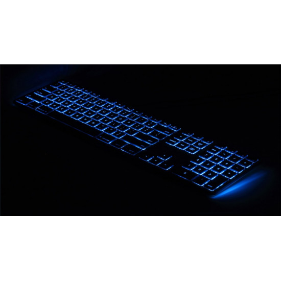 Keyboard aluminum Mac backlit RGB Space Gray