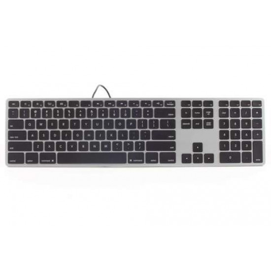 Keyboard aluminum Mac backlit RGB Space Gray