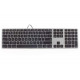 Keyboard aluminum Mac backlit RGB Space Gray