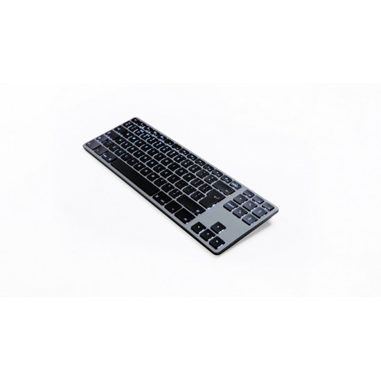 Keyboard aluminum Mac Tenkeyless RGB Space Gray