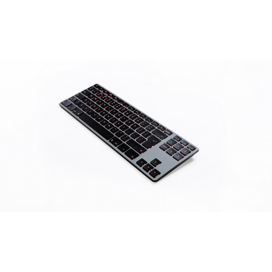 Keyboard aluminum Mac Tenkeyless RGB Space Gray