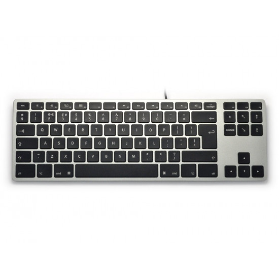 Keyboard aluminum Mac Tenkeyless RGB Space Gray