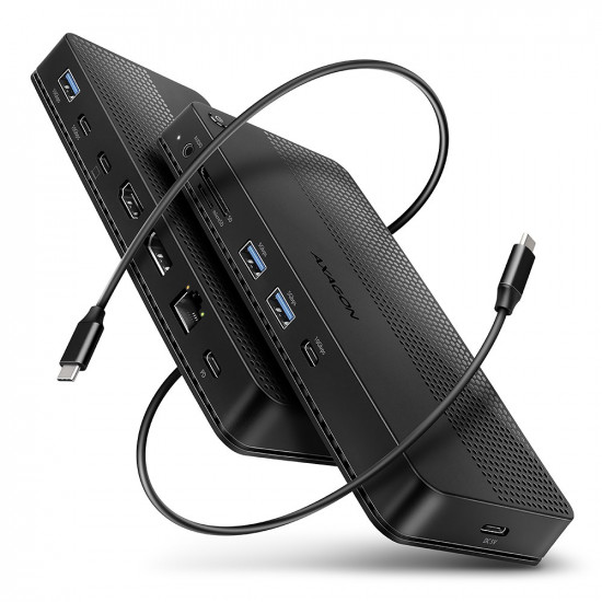 HMC-U4 USB hub 12in1 40Gbps LAN HDMI DP PD