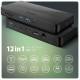 HMC-U4 USB hub 12in1 40Gbps LAN HDMI DP PD