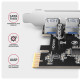 PCEU-430RS kontroler PCIe, 4x port USB UASP