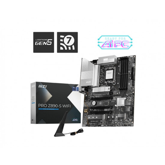 Motherboard PRO Z890-S WIFI s1851 4DDR5 ATX